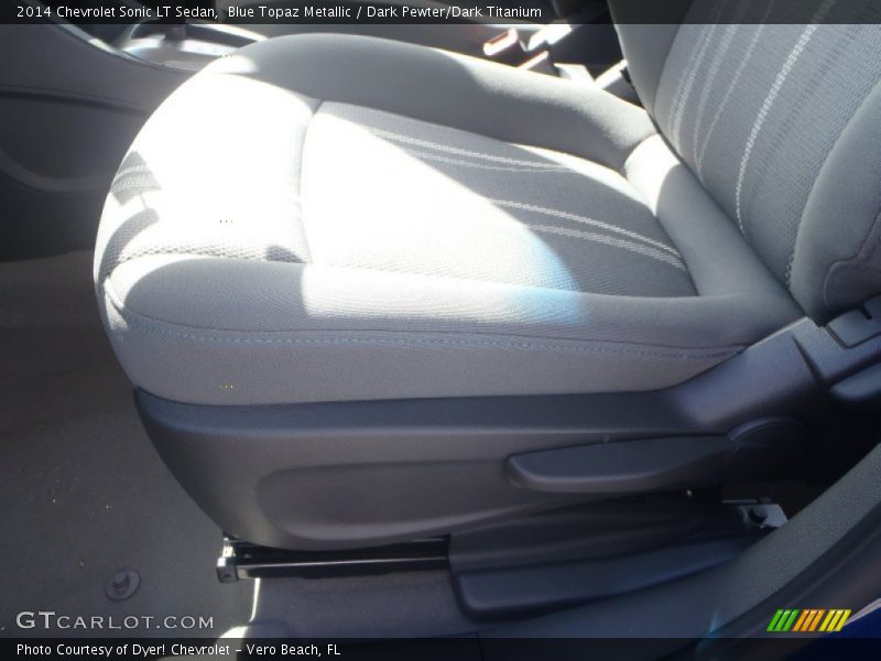 Blue Topaz Metallic / Dark Pewter/Dark Titanium 2014 Chevrolet Sonic LT Sedan