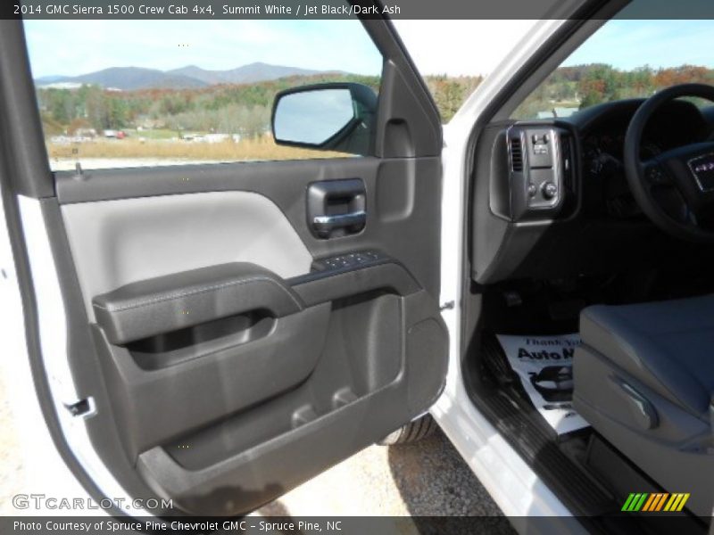 Summit White / Jet Black/Dark Ash 2014 GMC Sierra 1500 Crew Cab 4x4