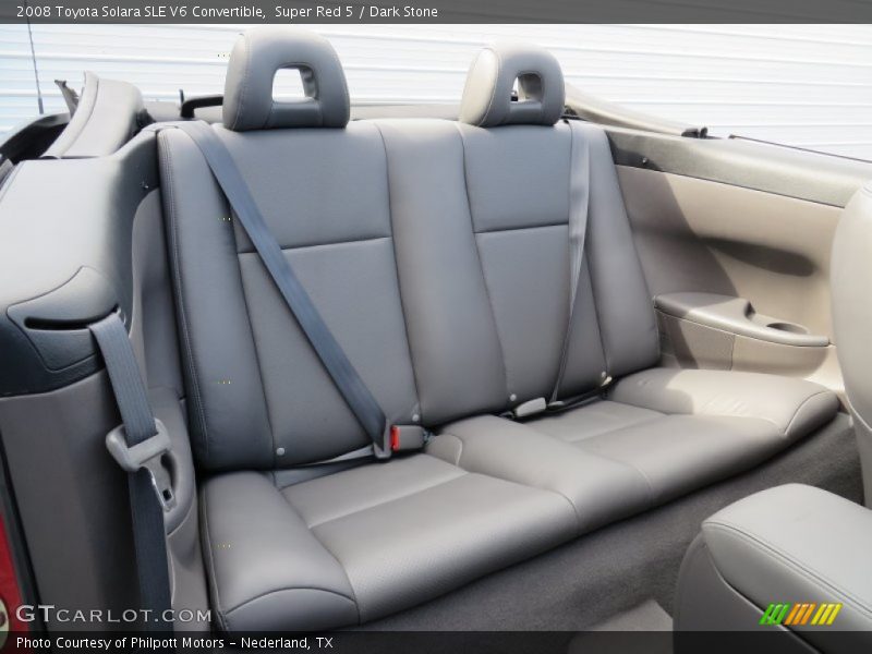 Super Red 5 / Dark Stone 2008 Toyota Solara SLE V6 Convertible