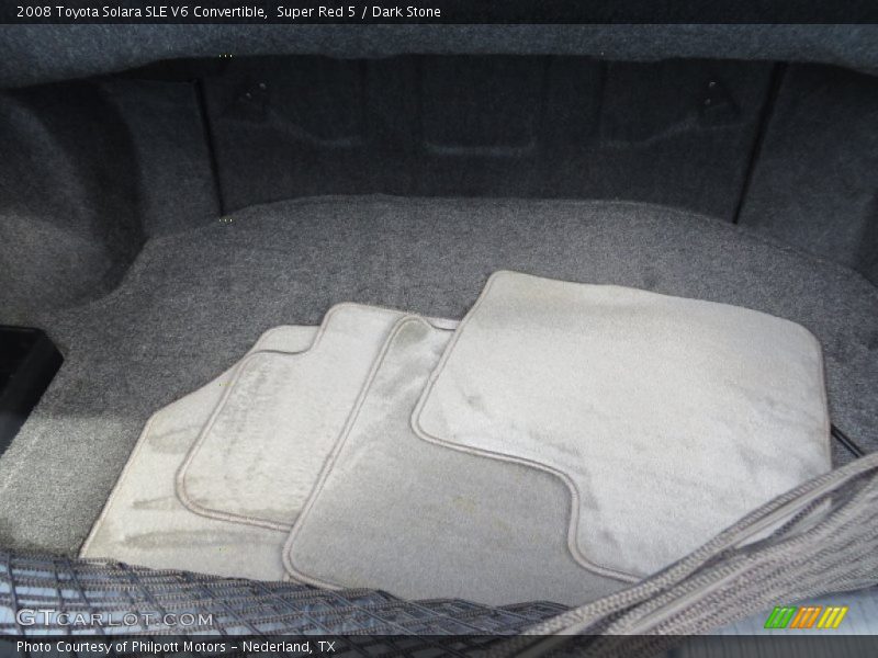 Super Red 5 / Dark Stone 2008 Toyota Solara SLE V6 Convertible