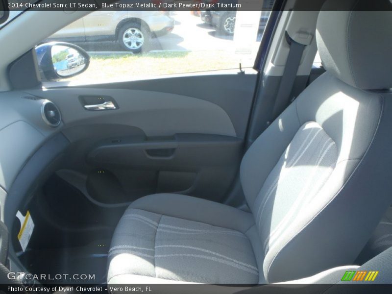 Blue Topaz Metallic / Dark Pewter/Dark Titanium 2014 Chevrolet Sonic LT Sedan