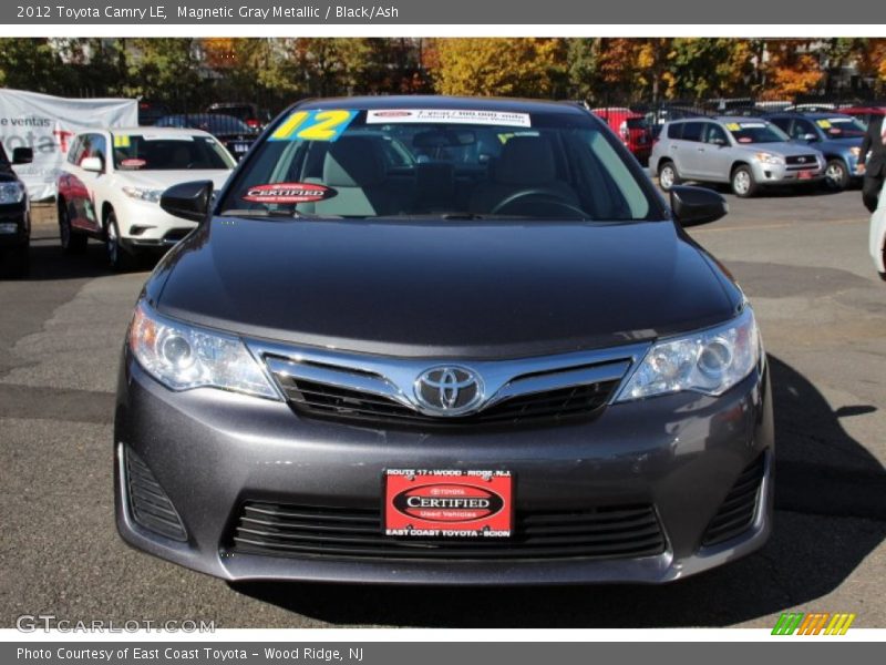 Magnetic Gray Metallic / Black/Ash 2012 Toyota Camry LE