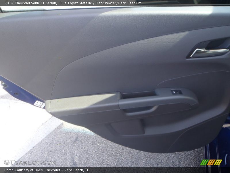 Blue Topaz Metallic / Dark Pewter/Dark Titanium 2014 Chevrolet Sonic LT Sedan