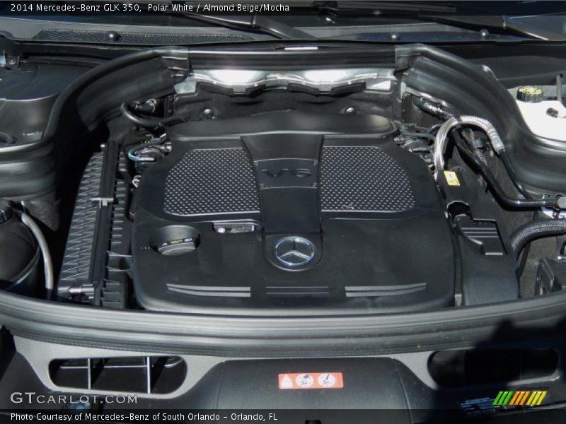 Polar White / Almond Beige/Mocha 2014 Mercedes-Benz GLK 350