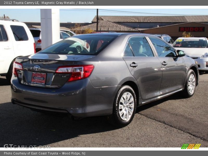 Magnetic Gray Metallic / Black/Ash 2012 Toyota Camry LE