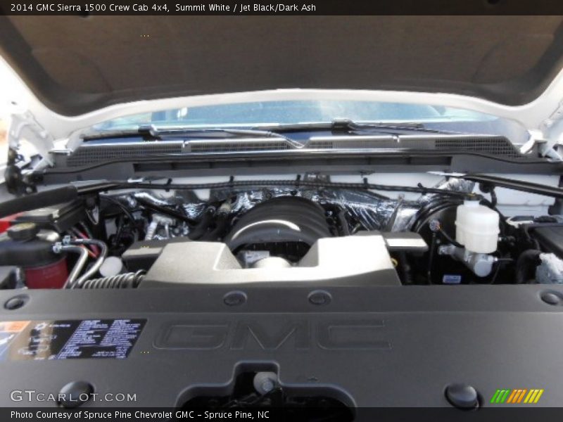 Summit White / Jet Black/Dark Ash 2014 GMC Sierra 1500 Crew Cab 4x4