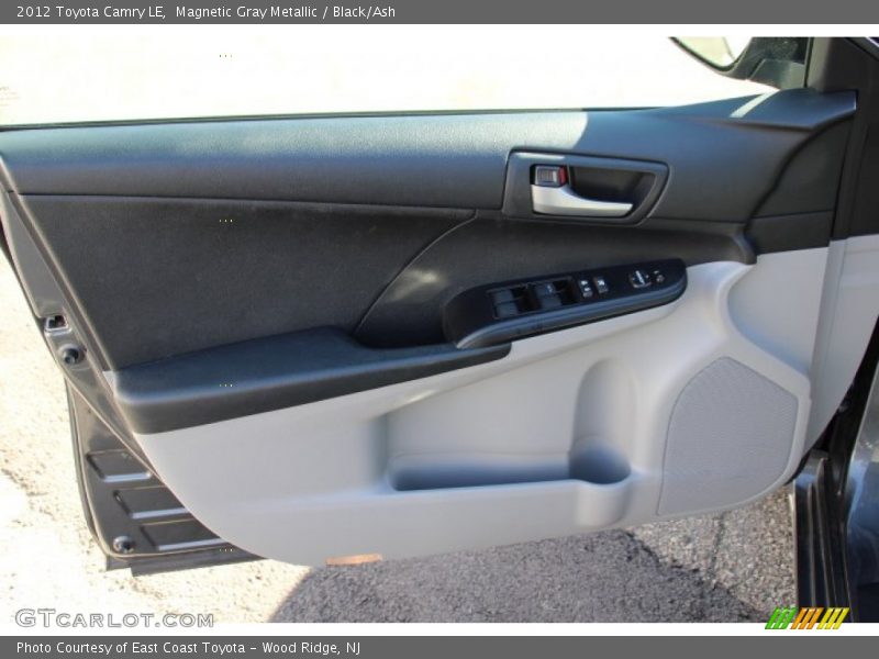 Magnetic Gray Metallic / Black/Ash 2012 Toyota Camry LE