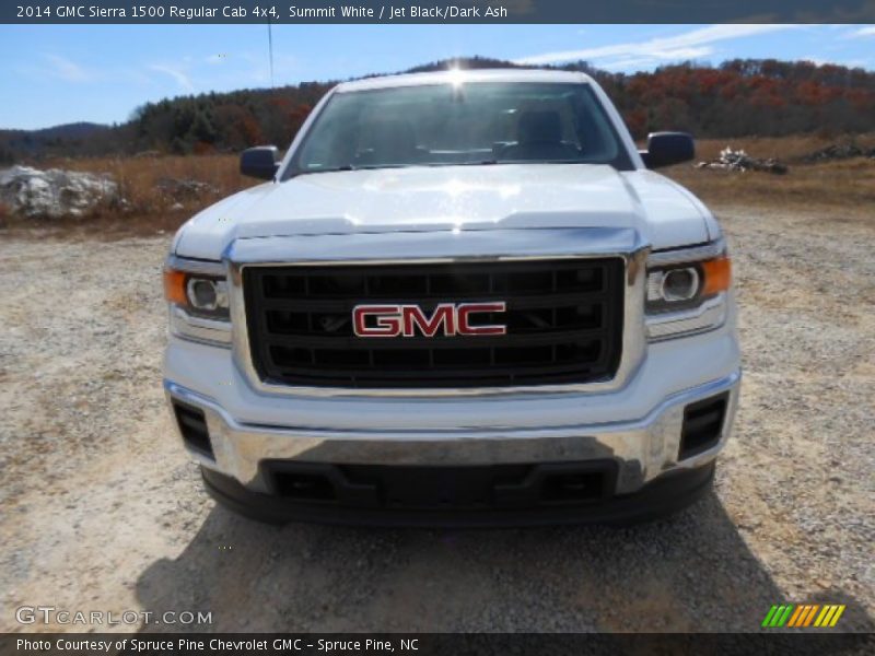 Summit White / Jet Black/Dark Ash 2014 GMC Sierra 1500 Regular Cab 4x4