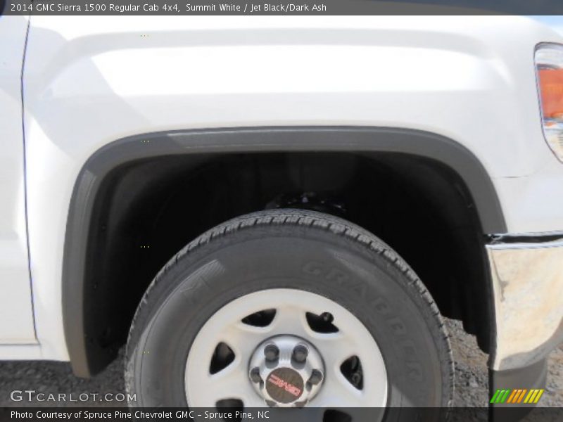 Summit White / Jet Black/Dark Ash 2014 GMC Sierra 1500 Regular Cab 4x4