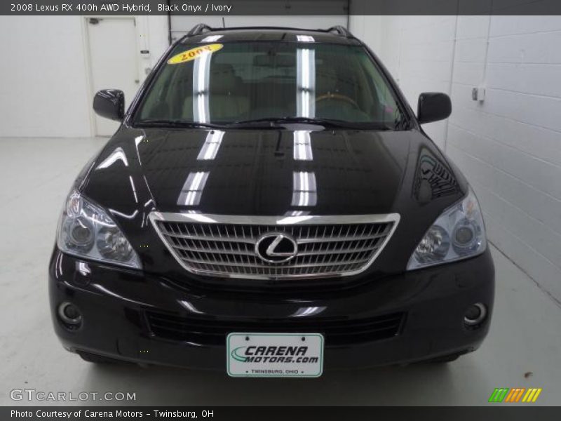 Black Onyx / Ivory 2008 Lexus RX 400h AWD Hybrid