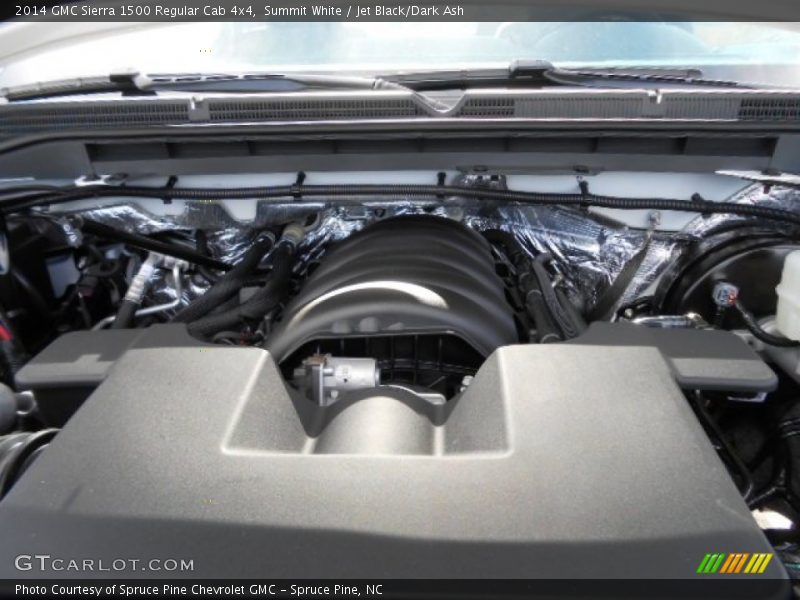 Summit White / Jet Black/Dark Ash 2014 GMC Sierra 1500 Regular Cab 4x4