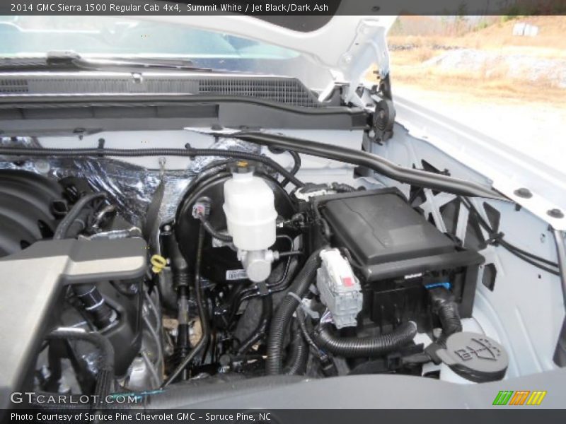 Summit White / Jet Black/Dark Ash 2014 GMC Sierra 1500 Regular Cab 4x4