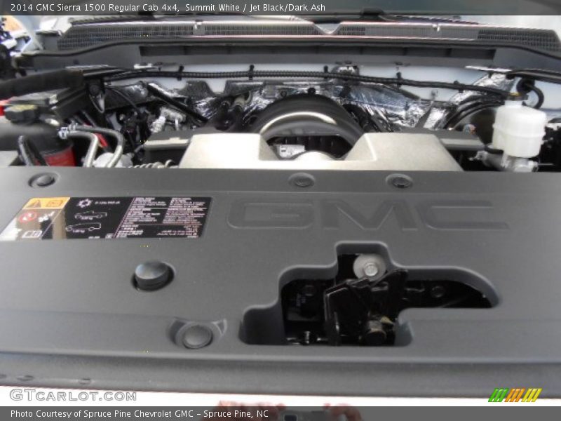 Summit White / Jet Black/Dark Ash 2014 GMC Sierra 1500 Regular Cab 4x4