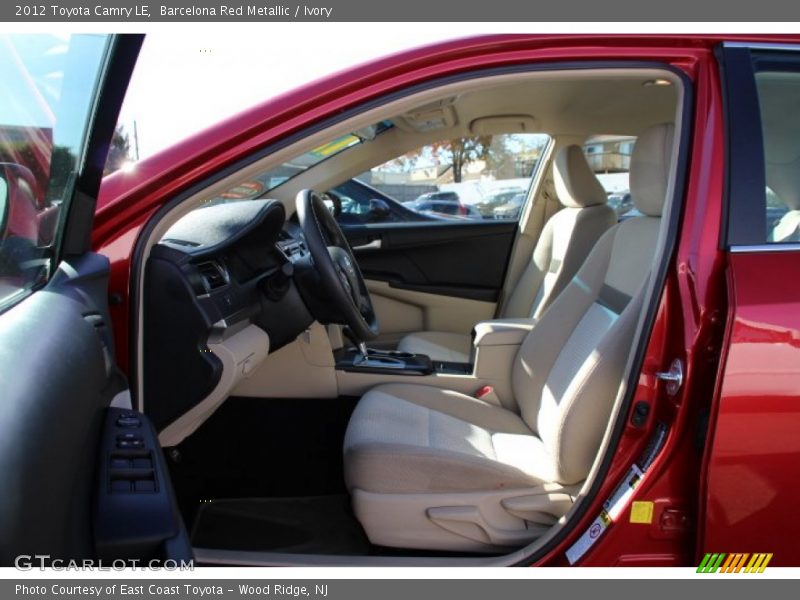 Barcelona Red Metallic / Ivory 2012 Toyota Camry LE