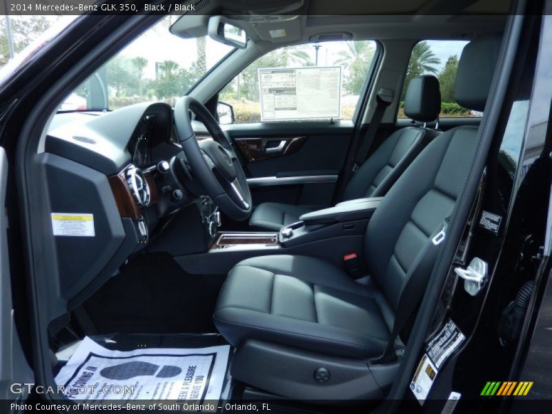 Black / Black 2014 Mercedes-Benz GLK 350