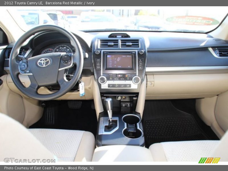 Barcelona Red Metallic / Ivory 2012 Toyota Camry LE