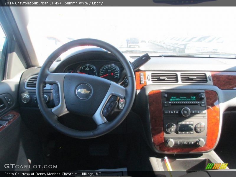Summit White / Ebony 2014 Chevrolet Suburban LT 4x4