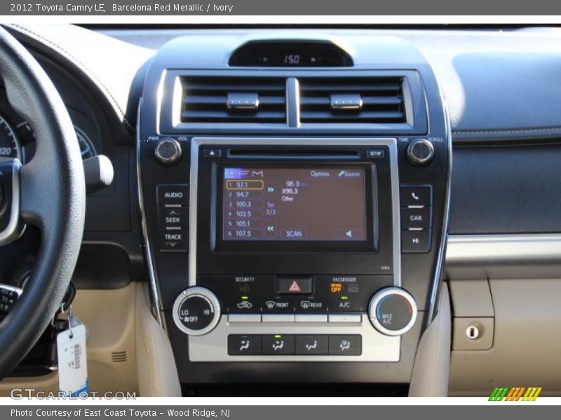 Barcelona Red Metallic / Ivory 2012 Toyota Camry LE