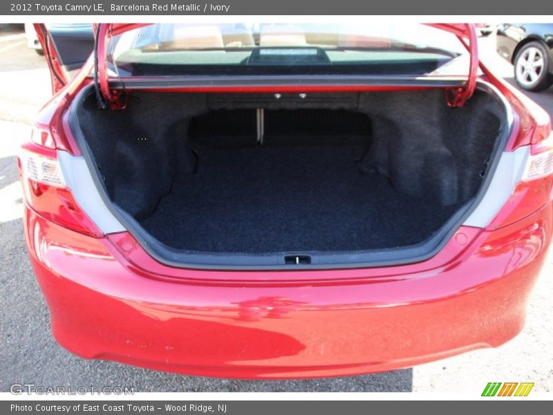 Barcelona Red Metallic / Ivory 2012 Toyota Camry LE