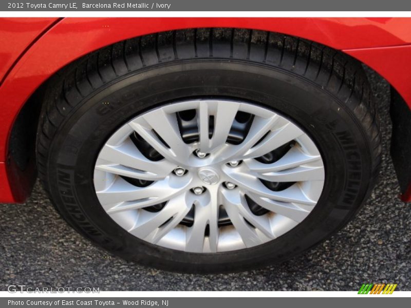 Barcelona Red Metallic / Ivory 2012 Toyota Camry LE