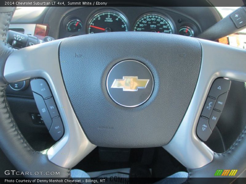 Summit White / Ebony 2014 Chevrolet Suburban LT 4x4