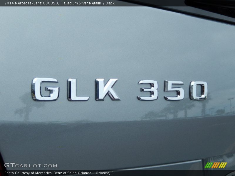 Palladium Silver Metallic / Black 2014 Mercedes-Benz GLK 350