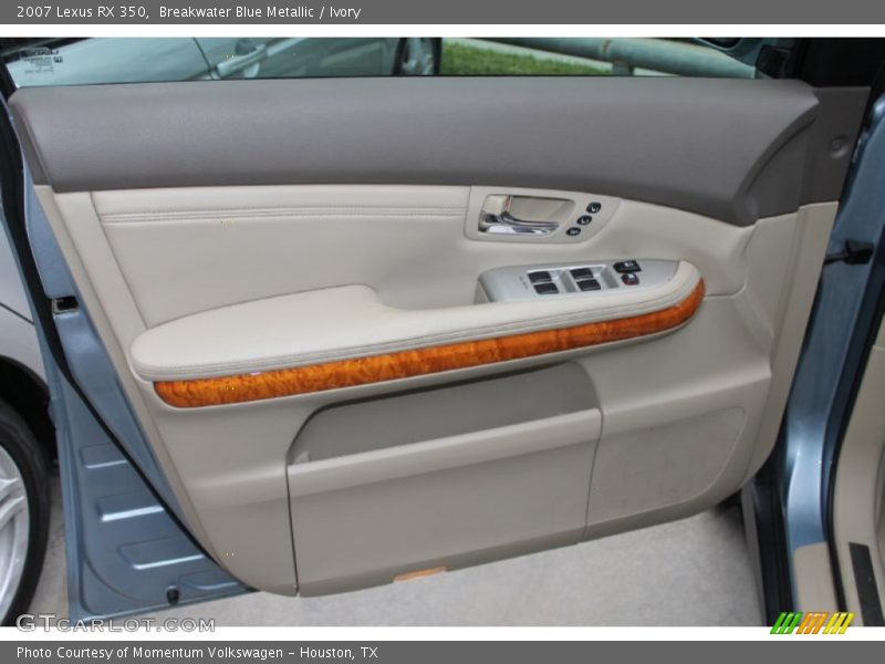 Breakwater Blue Metallic / Ivory 2007 Lexus RX 350