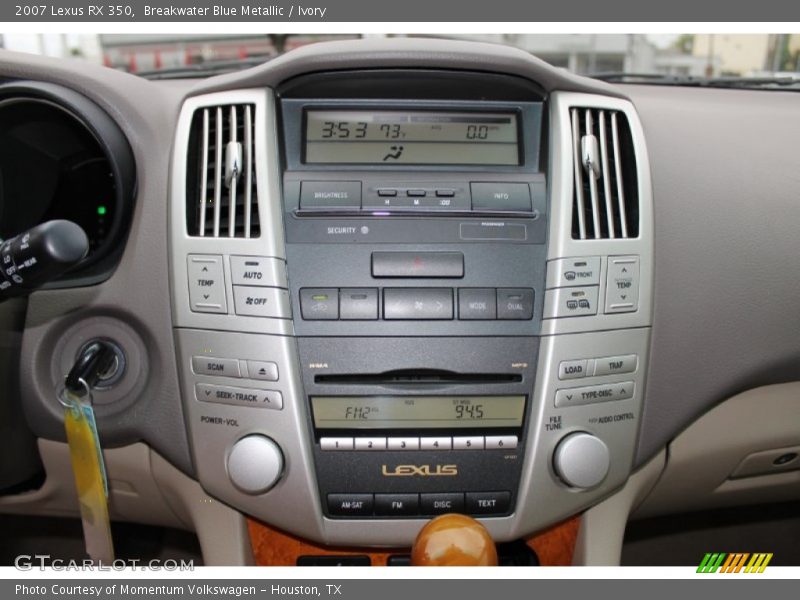 Breakwater Blue Metallic / Ivory 2007 Lexus RX 350