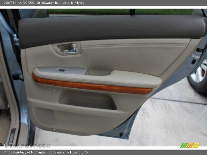 Breakwater Blue Metallic / Ivory 2007 Lexus RX 350