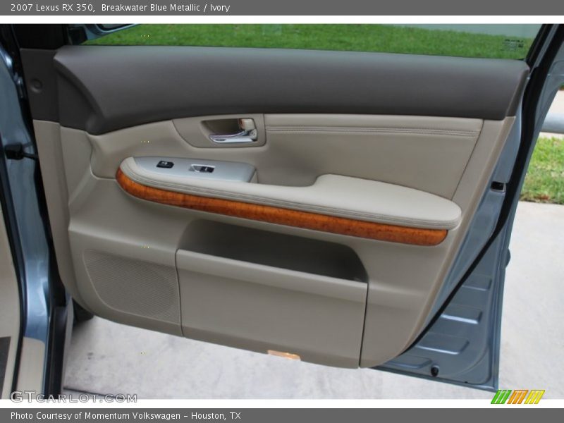 Breakwater Blue Metallic / Ivory 2007 Lexus RX 350