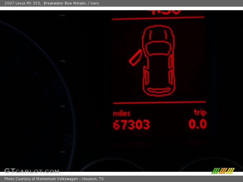 Breakwater Blue Metallic / Ivory 2007 Lexus RX 350