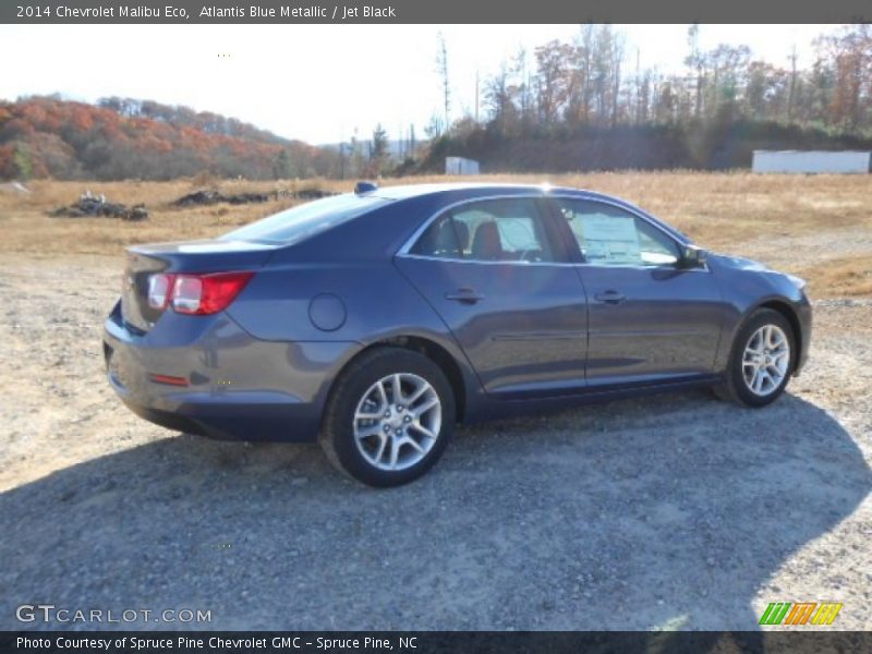 Atlantis Blue Metallic / Jet Black 2014 Chevrolet Malibu Eco