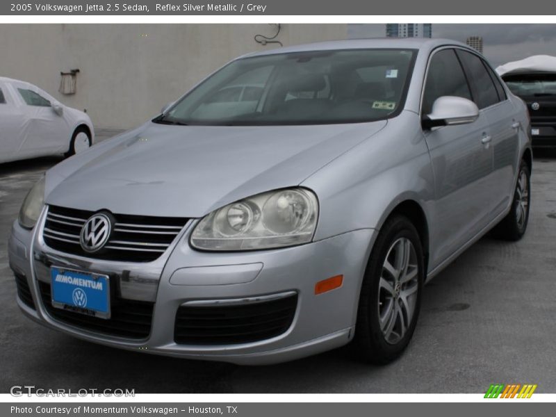 Reflex Silver Metallic / Grey 2005 Volkswagen Jetta 2.5 Sedan