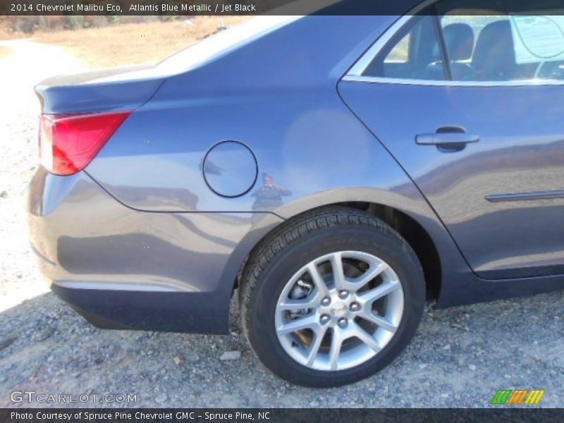 Atlantis Blue Metallic / Jet Black 2014 Chevrolet Malibu Eco