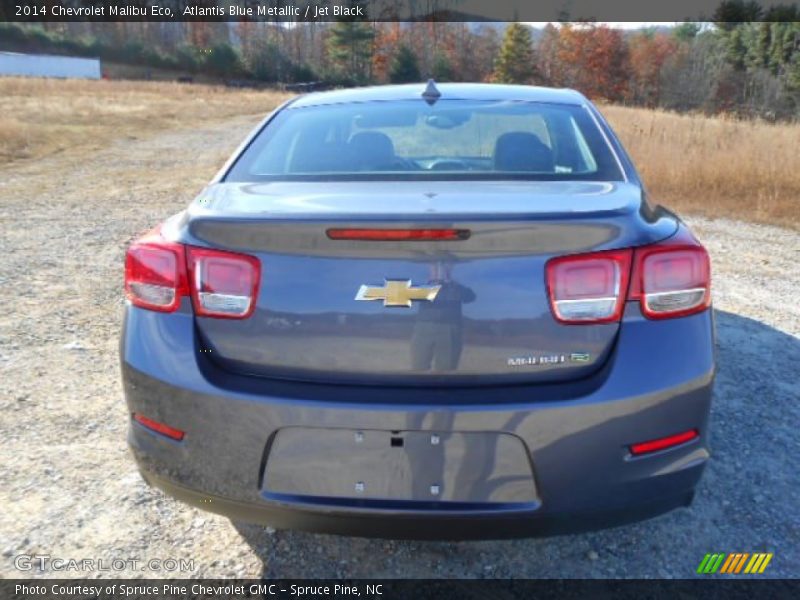 Atlantis Blue Metallic / Jet Black 2014 Chevrolet Malibu Eco