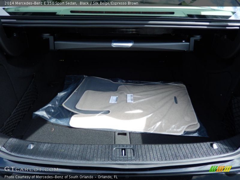 Black / Silk Beige/Espresso Brown 2014 Mercedes-Benz E 350 Sport Sedan