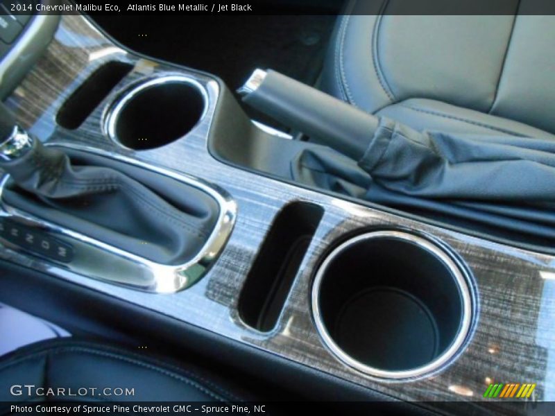 Atlantis Blue Metallic / Jet Black 2014 Chevrolet Malibu Eco