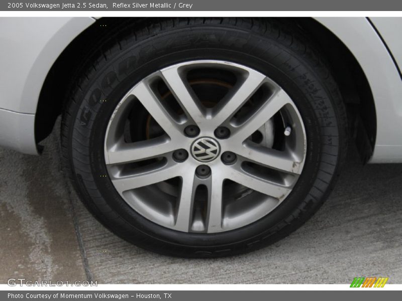 Reflex Silver Metallic / Grey 2005 Volkswagen Jetta 2.5 Sedan