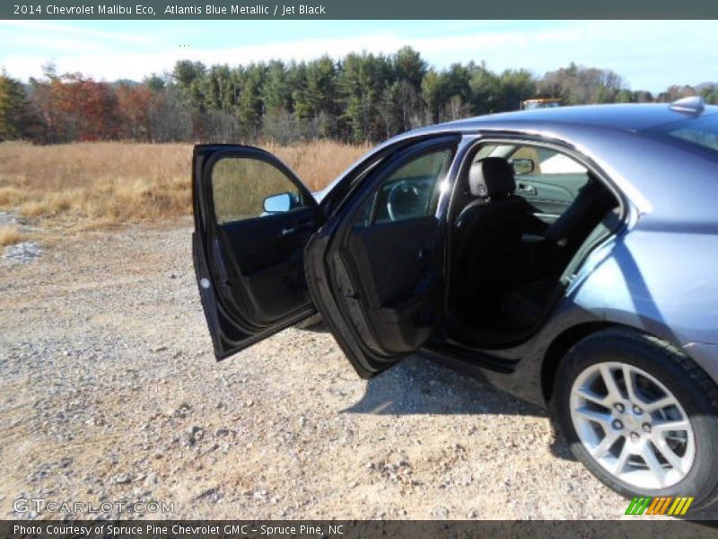 Atlantis Blue Metallic / Jet Black 2014 Chevrolet Malibu Eco