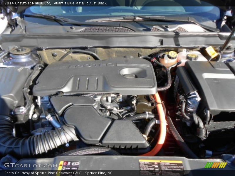 Atlantis Blue Metallic / Jet Black 2014 Chevrolet Malibu Eco