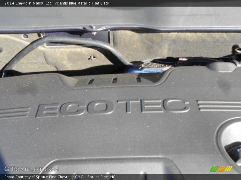 Atlantis Blue Metallic / Jet Black 2014 Chevrolet Malibu Eco