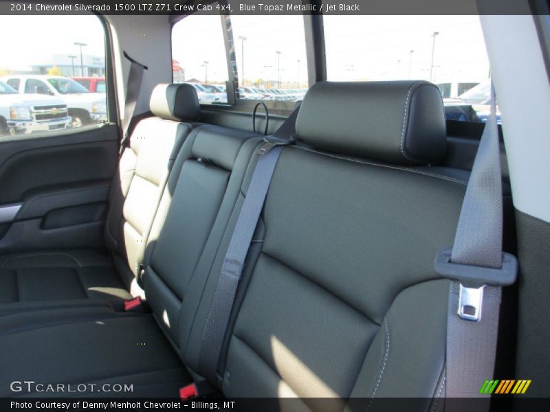 Blue Topaz Metallic / Jet Black 2014 Chevrolet Silverado 1500 LTZ Z71 Crew Cab 4x4