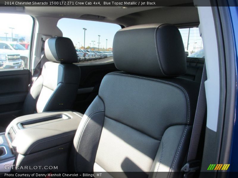 Blue Topaz Metallic / Jet Black 2014 Chevrolet Silverado 1500 LTZ Z71 Crew Cab 4x4