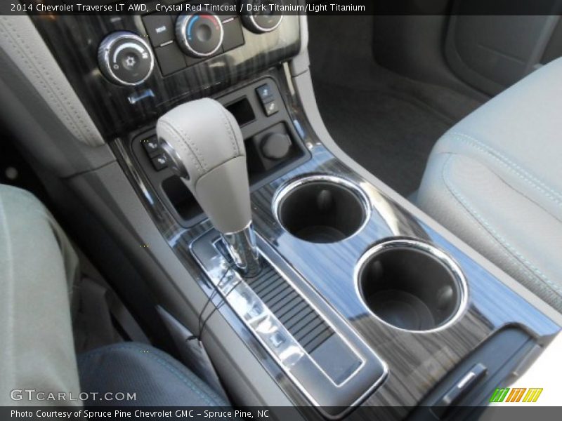Crystal Red Tintcoat / Dark Titanium/Light Titanium 2014 Chevrolet Traverse LT AWD