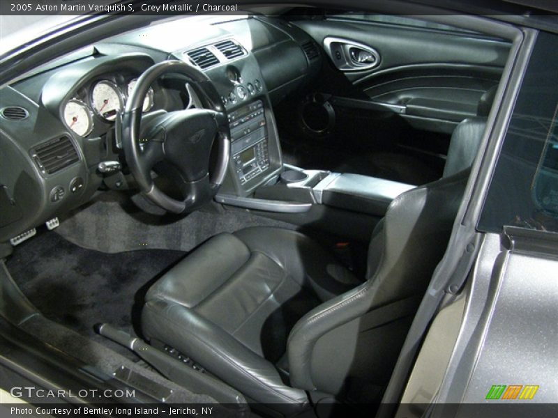 2006 Aston Martin Vanquish S, Grey/Black, Interior - 2005 Aston Martin Vanquish S