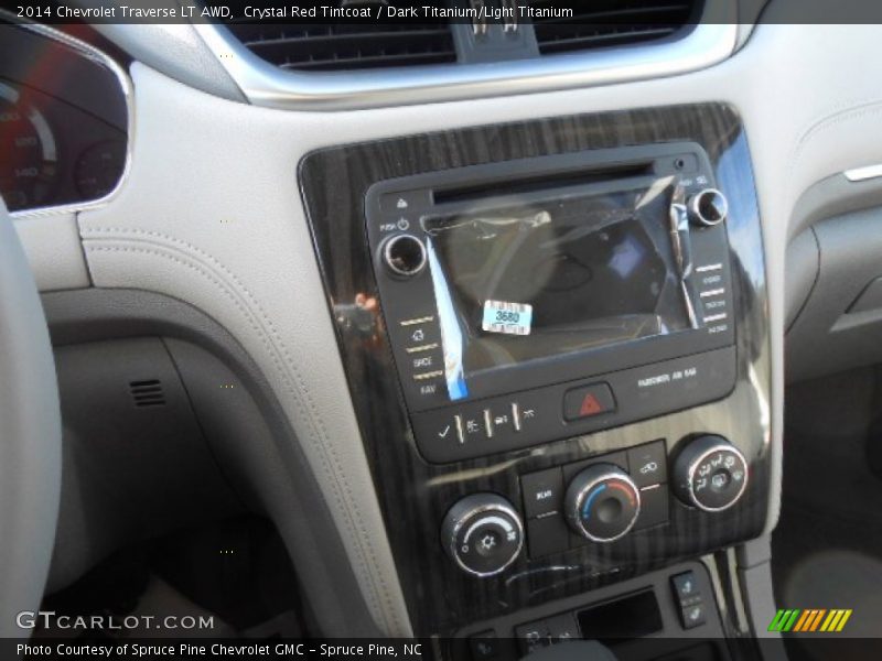 Crystal Red Tintcoat / Dark Titanium/Light Titanium 2014 Chevrolet Traverse LT AWD