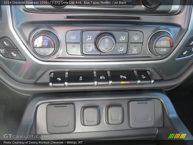 Blue Topaz Metallic / Jet Black 2014 Chevrolet Silverado 1500 LTZ Z71 Crew Cab 4x4