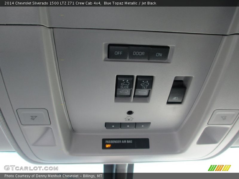 Blue Topaz Metallic / Jet Black 2014 Chevrolet Silverado 1500 LTZ Z71 Crew Cab 4x4