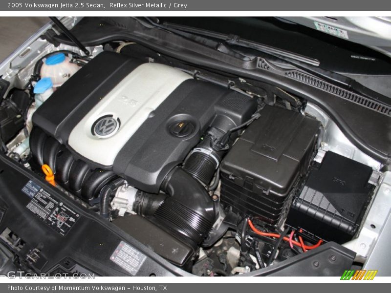 Reflex Silver Metallic / Grey 2005 Volkswagen Jetta 2.5 Sedan