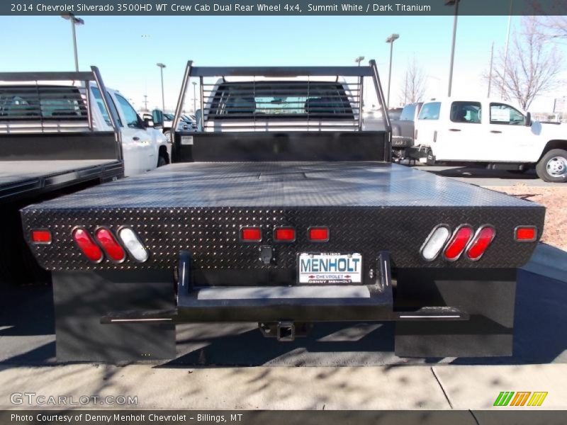 Summit White / Dark Titanium 2014 Chevrolet Silverado 3500HD WT Crew Cab Dual Rear Wheel 4x4